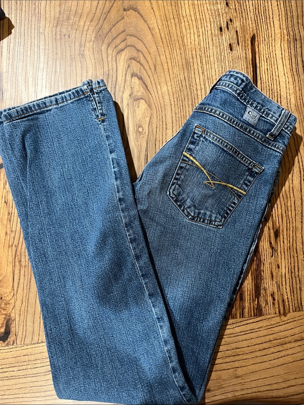 Cruel Blue Straight-Leg Denim Jeans  Low Rise Slim 5 Long